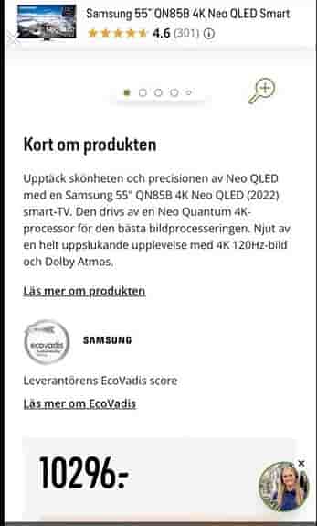 Samsung Neo QLED 55" 4K TV 120 Hz