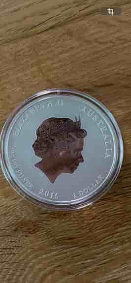 Australien 1 Dollar silvermynt 2015 Year of the Goat