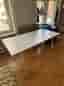 Loop Stand bord 180 cm vit