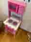 Barbie leksakskök spis och ugn rosa
