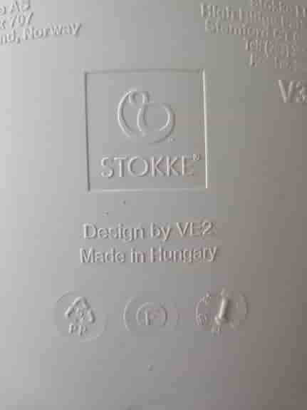 Stokke badbalja - vit