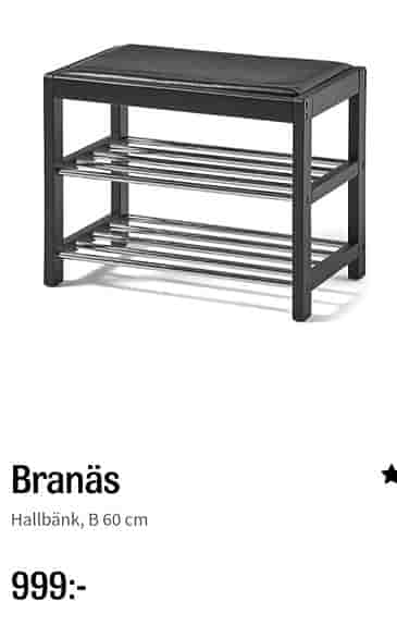 Hallbänk Branäs