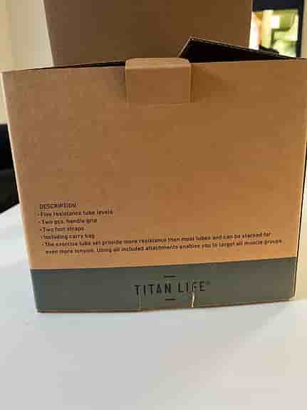 Titan Life Exercise Tube Set träningsband one size