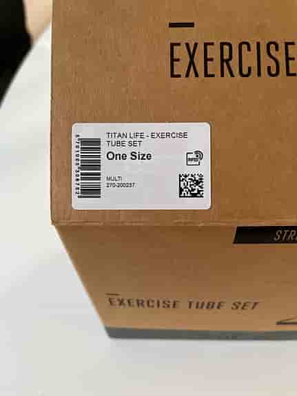 Titan Life Exercise Tube Set träningsband one size