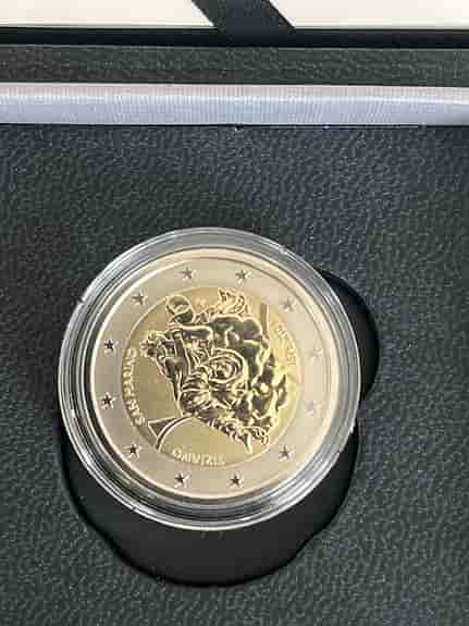 San Marino 2 euro minnesmynt 2016 med ask