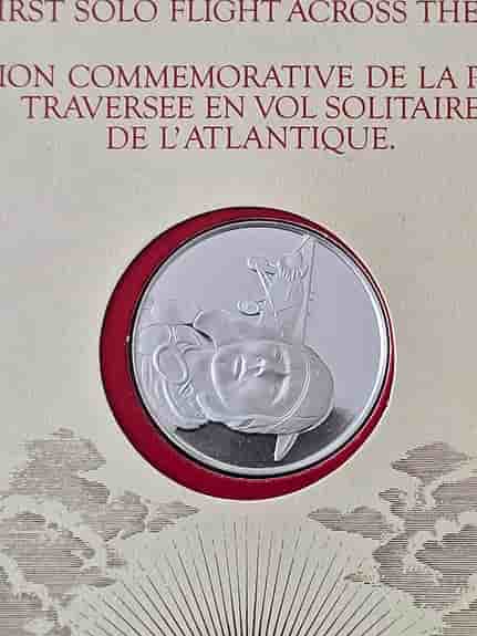 2 silvermynt 925/1000 med motiv Pieter Paul Rubens och flygplan