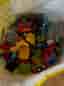 LEGO DUPLO blandade delar och parkeringshus