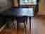 IKEA matbord med 4 stolar svart