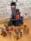 Playmobil drakslott med drakar och figurer
