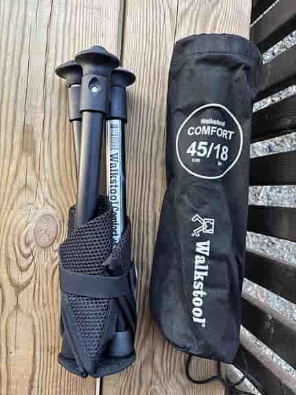 Walkstool Comfort 45/18 hopfällbar pall svart