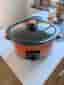 Oanvänd Slowcooker (3,5L) – Snygg retro-orange