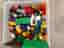 LEGO DUPLO ca 5 kg och grön byggplatta
