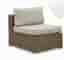Modulsoffa (mittdel) med beige dyna (Ilva)
