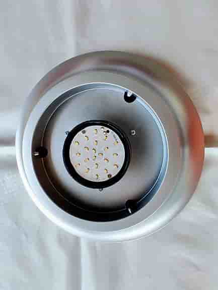 4 st LED-lampor Taklampor Vägglampor vit/silver + 1 st Reservlampkupa