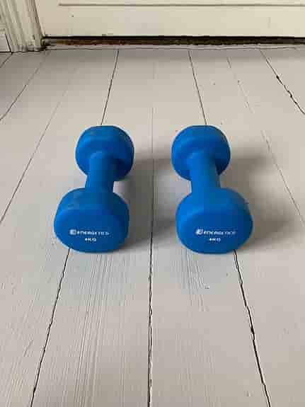 Hantlar 4 kg blå