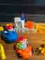 Fisher-Price Little People byggarbetsplats med bilar och figurer