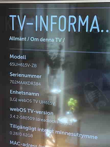 LG 65” Ultra HD 4K Smart TV