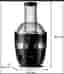 Philips juicepress svart