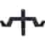 Stabilt väggställ för cykel - BBB WallMount Deluxe BTL-150