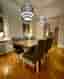 Matgrupp i Country-stil med 6 stolar & stort bord