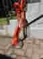 Flymo grästrimmer orange