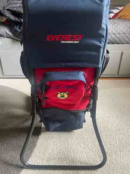 Everest Kid Pack bärstol ryggsäck röd/marin