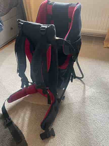 Everest Kid Pack bärstol ryggsäck röd/marin