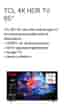 TCL 65" 4K Ultra HD Google TV möjlighet