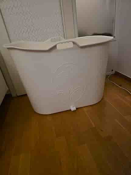 BADKAR, badbalja plast, vit, 200L.