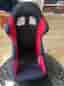 Röd och svart racerstol / gamingstol