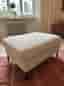 Fotpall beige