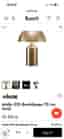 Oluce Atollo 233 70 cm Guld
