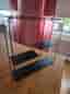 Hylla 40 x 40 svart metall