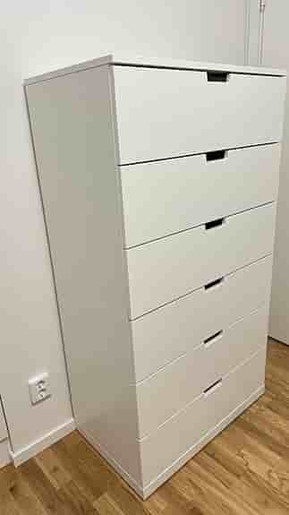 NORDLI Byrå med 6 lådor. NORDLI Chest of 6 drawers-80x145 cm