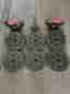 Justerbar kettlebell med viktskivor 2,5 kg och 3 kg