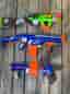 Nerf leksakspistoler olika sorter