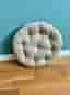 H&M Home stolsdyna sittdyna sittkudde beige rund