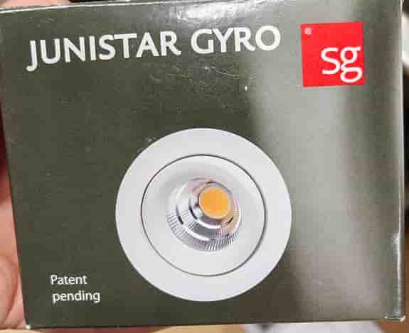 6st SG Junistar Gyro LED-spotlight 7W matt vit 2700K