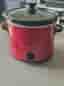 Fyrklövern slow cooker röd
