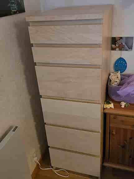 IKEA Malm byrå med spegel