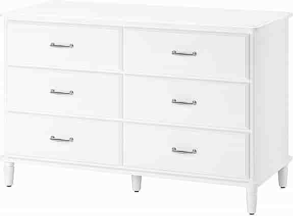 Vit byrå TYSSEDAL från IKEA