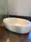 Il Bagno Alessi Fristående badkar vitt oval modell