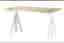 String Work Höj- och sänkbart skrivbord 140x78 Vit/Ask