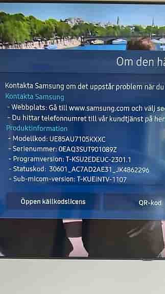 Samsung UE85AU7105KXXC 85" 4K UHD TV