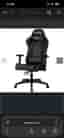 gamingstol och gamingbord svart/röd