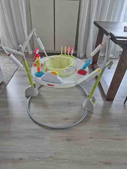 Fisher-Price hoppgunga/babygym vit/grön