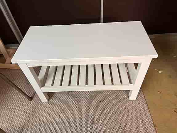 Bänk vit Ikea