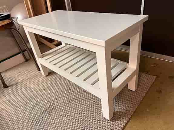Bänk vit Ikea
