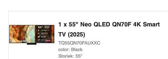 Samsung Neo Q-led 55’