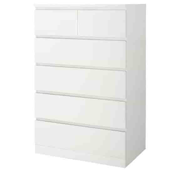 Ikea Malm Byrå 6 lådor
